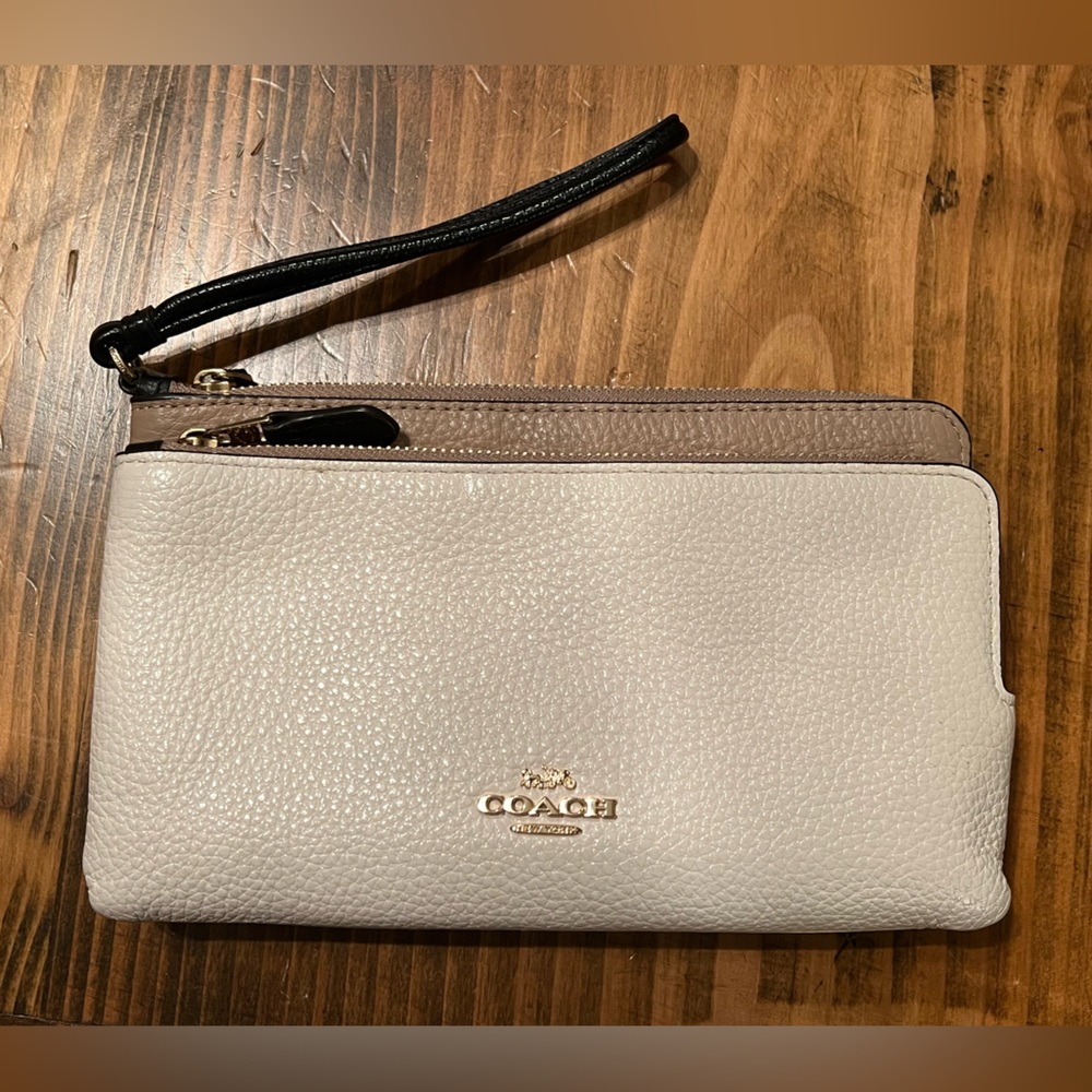 Coach Double Zip Wallet
